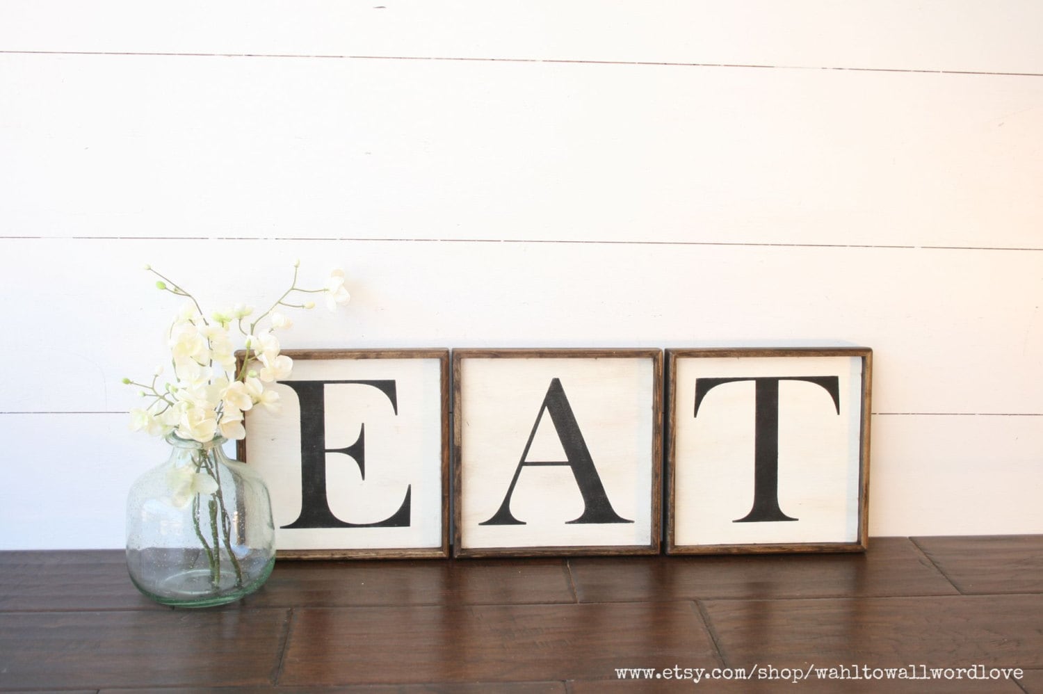 eat sign, large EAT sign, kitchen wall decor, kitchen eat sign, fixerupper  style kitchen sign, wooden eat sign, dining room eat wall art